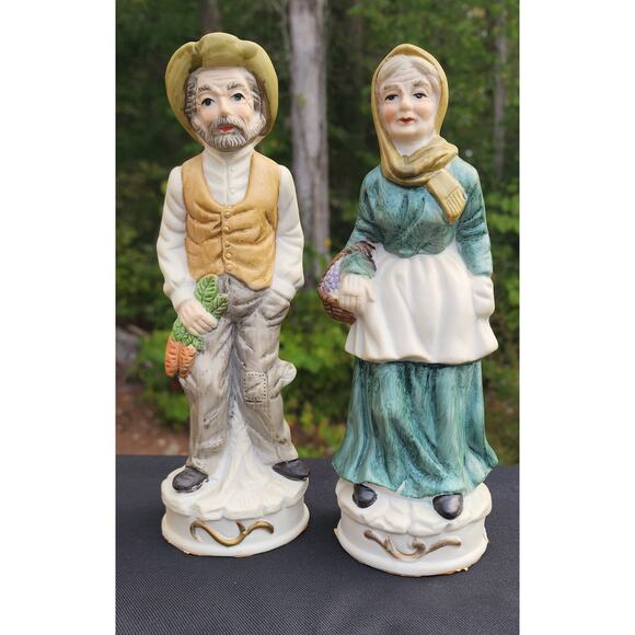 Crown DeVille Vintage Old Man, Porcelain Figurine and Old Woman. - Picture 1 of 10